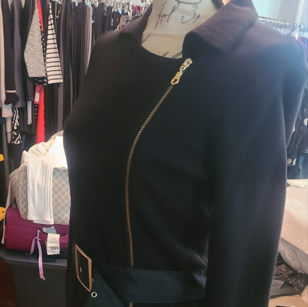 HPπ₯π₯Gorgeous Chelsea & Theodore Belted Waist Jacket small never worn - Picture 4 of 9